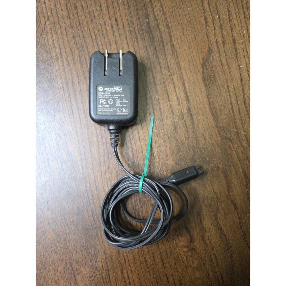 Motorola AC Power Supply Phone Charger Model 5012‎ Working SPN5037B